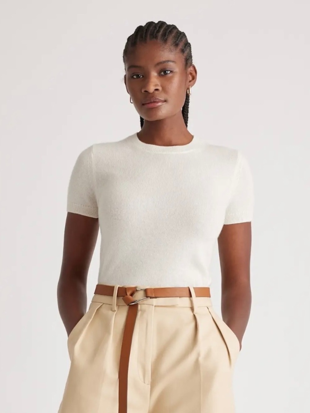 Quince Mongolian Cashmere Tee